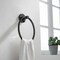Kibi Circular Bathroom Towel Ring - Matte Black KBA1406MB - alternate 3